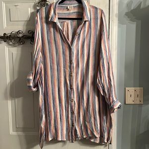 Keep in touch 3x colorful gauzy material